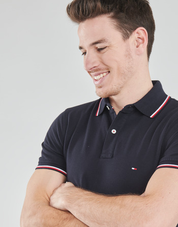 Tommy Hilfiger TOMMY TIPPED SLIM POLO Marino