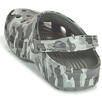 Crocs CLASSIC PRINTED CAMO CLOG Camuflaje / Gris