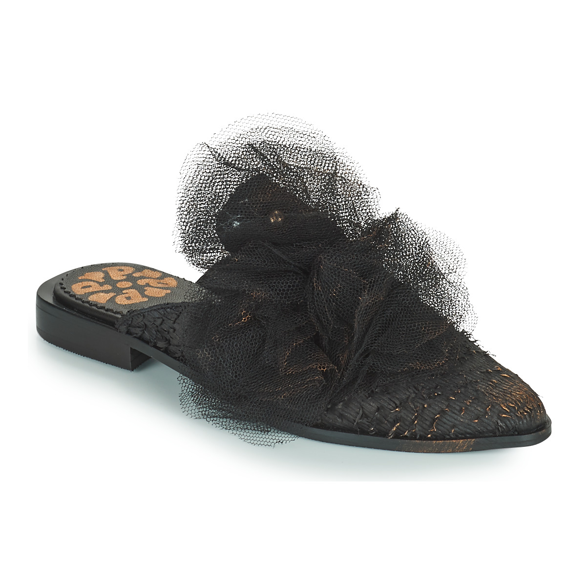 Zapatos Mujer Zuecos (Mules) Papucei WILLOW Negro