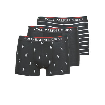 Ropa interior Hombre Boxer Polo Ralph Lauren CLASSIC TRUNK X3 Negro / Blanco / Negro