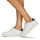 Zapatos Mujer Zapatillas bajas MICHAEL Michael Kors KEATING LACE UP Blanco / Marrón