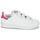 Zapatos Niña Zapatillas bajas adidas Originals STAN SMITH CF C SUSTAINABLE Blanco / Rosa