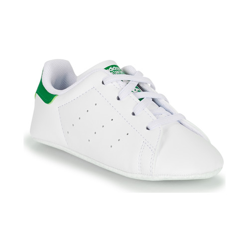 adidas Originals STAN SMITH CRIB SUSTAINABLE Blanco / Verde - Envío | Spartoo.es ! - Zapatos Deportivas bajas Nino 30,40