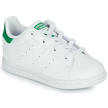 Zapatos Niños Zapatillas bajas adidas Originals STAN SMITH EL I SUSTAINABLE Blanco / Verde