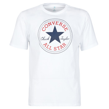 textil Hombre Camisetas manga corta Converse NOVA CHUCK PATCH TEE Blanco