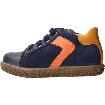 Zapatos Niños Deportivas Moda Falcotto - Polacchino blu/arancione MISU-1C25 Azul