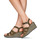 Zapatos Mujer Sandalias Adige FLORY V5 VELOURS MILITAIRE Kaki