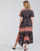 textil Mujer Vestidos largos Derhy SUEDE Negro / Multicolor
