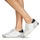 Zapatos Mujer Zapatillas bajas Philippe Model PARIS Blanco / Plata / Negro