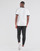 textil Hombre Camisetas manga corta adidas Originals 3-STRIPES TEE Blanco
