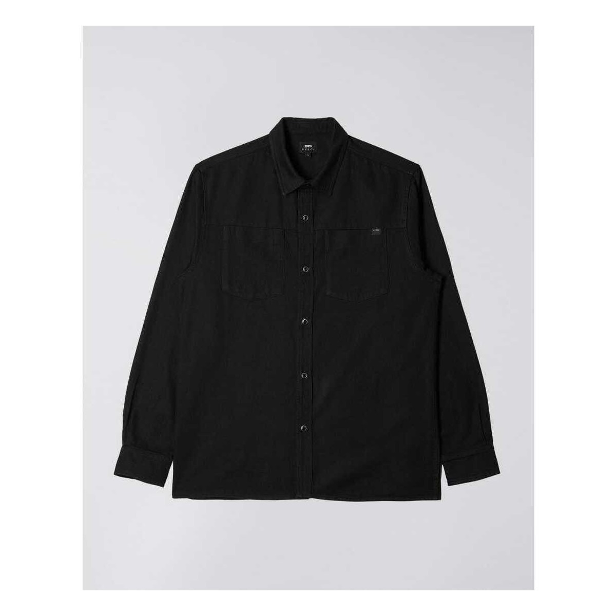 textil Hombre Camisas manga larga Edwin Chemise  Fannar Negro