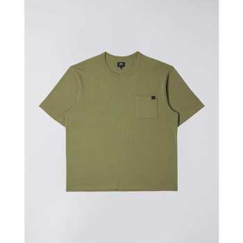 textil Hombre Camisetas manga corta Edwin T-shirt  Oversized Verde