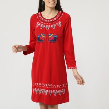 textil Mujer Vestidos cortos Anany AN-160522 ROJO