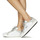 Zapatos Mujer Zapatillas bajas Meline KUC256 Blanco / Plateado / Cebra