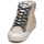 Zapatos Mujer Zapatillas altas Meline NK1384 Beige / Cebra