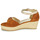 Zapatos Mujer Sandalias Sweet ESTERS Oro / Camel