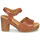 Zapatos Mujer Sandalias Unisa TACO Camel