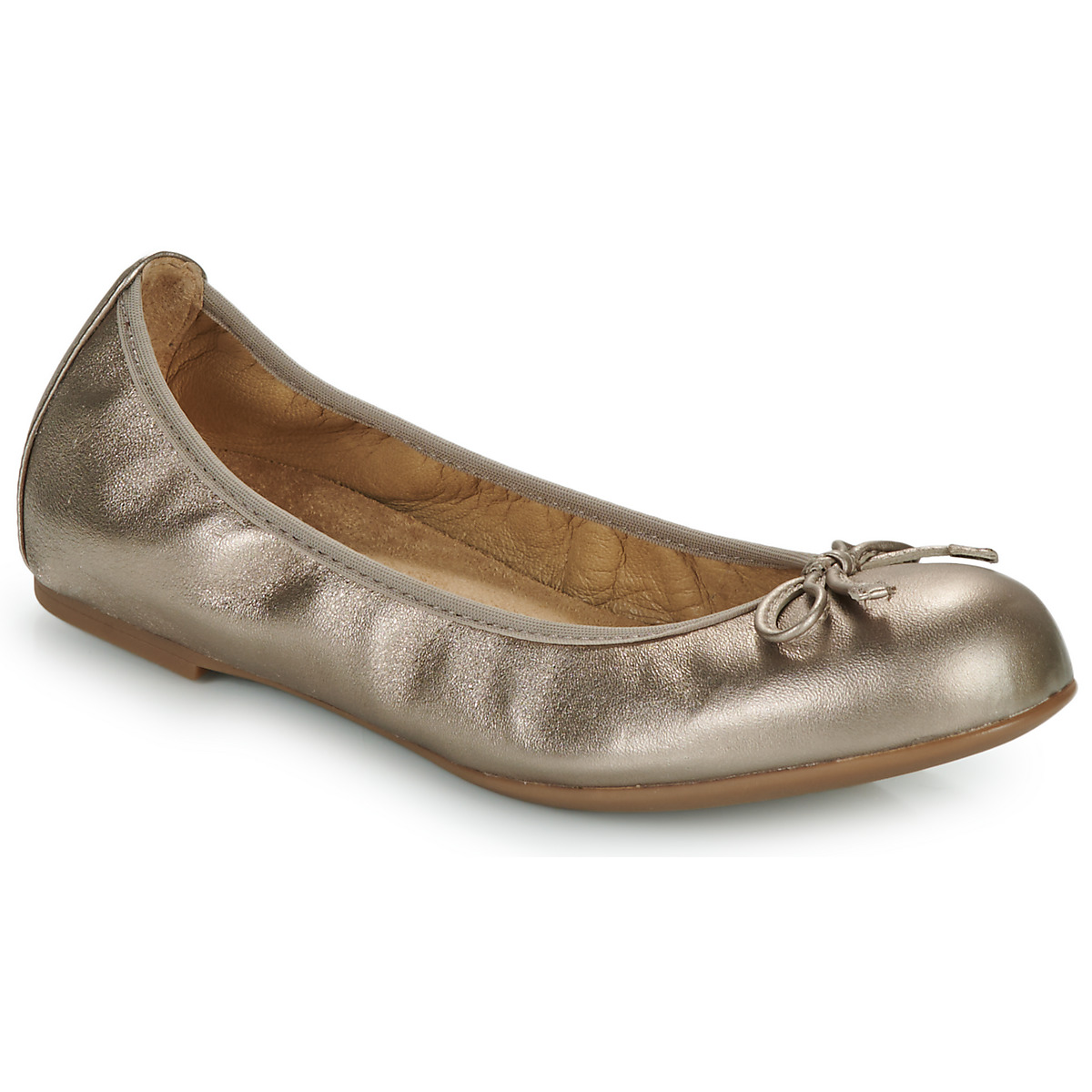 Zapatos Mujer Bailarinas-manoletinas Unisa ACOR Bronce