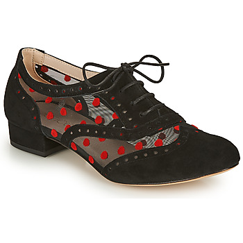 Zapatos Mujer Derbie & Richelieu Fericelli ABIAJE Negro / Rojo