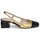 Zapatos Mujer Zapatos de tacón Fericelli TOUBET Oro / Negro