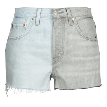 textil Mujer Shorts / Bermudas Levi's ICE BLOCK Azul / Gris