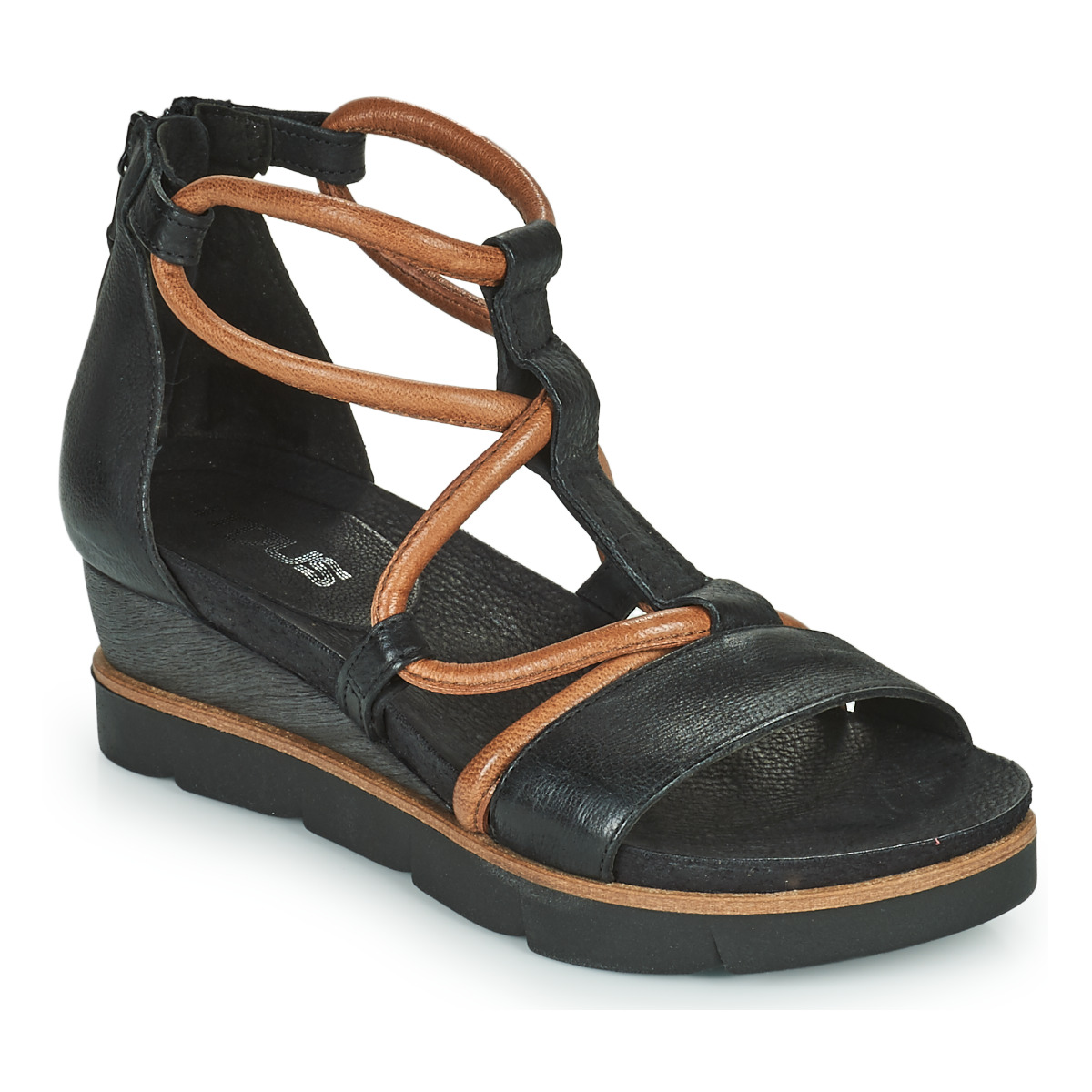 Zapatos Mujer Sandalias Mjus TAPASITA Negro / Camel
