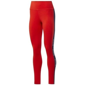 textil Mujer Pantalones Reebok Sport TE Linear Logo CT L Rojo