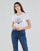 textil Mujer Camisetas manga corta Ikks BS10185-11 Crudo