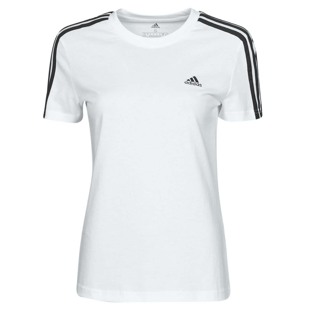 textil Mujer Camisetas manga corta Adidas Sportswear W 3S T Blanco