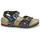 Zapatos Niña Sandalias Birkenstock RIO Negro / Multicolor