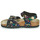 Zapatos Niña Sandalias Birkenstock RIO Negro / Multicolor