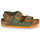 Zapatos Niño Sandalias Birkenstock MILANO Kaki / Naranja