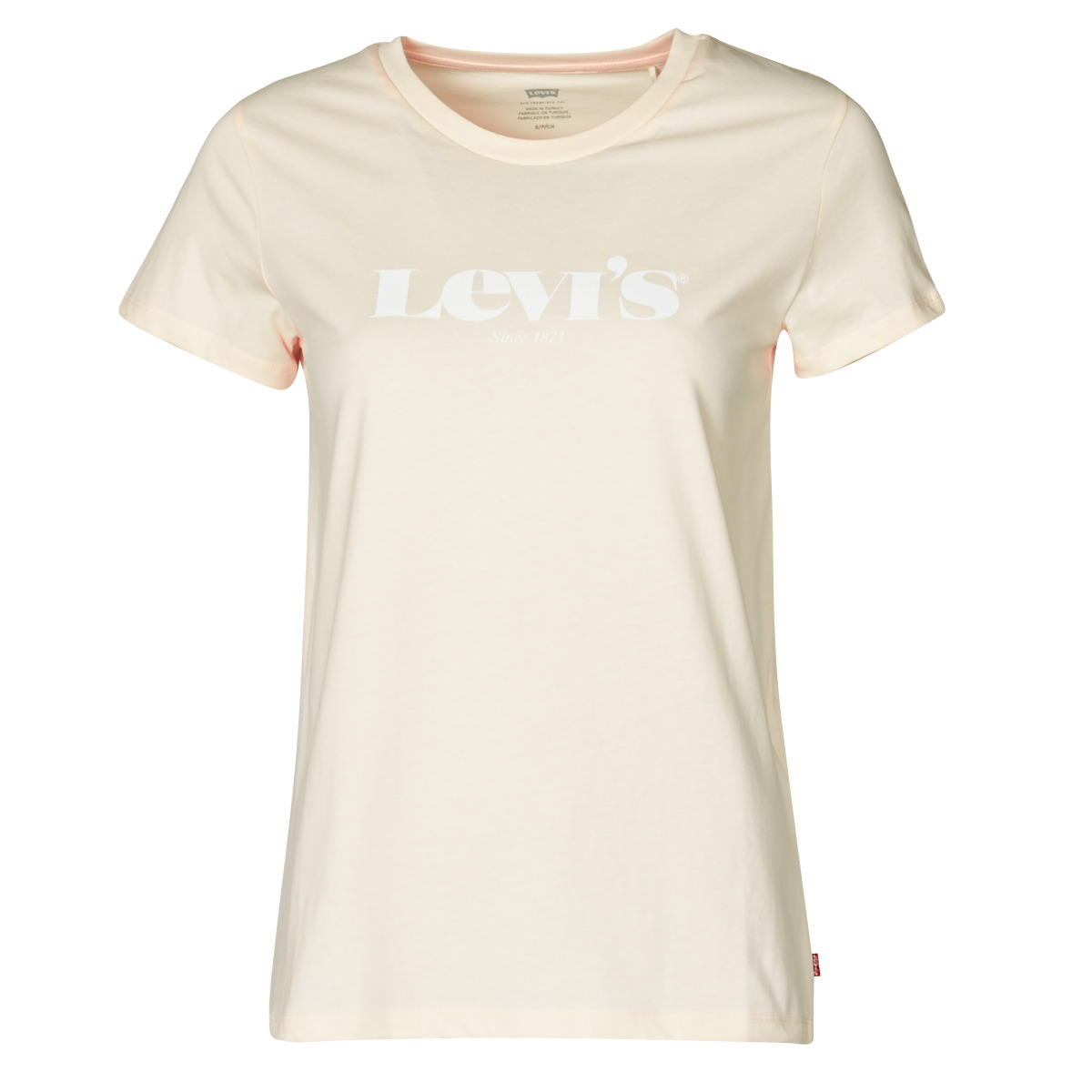 textil Mujer Camisetas manga corta Levi's THE PERFECT TEE Beige