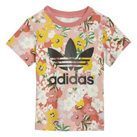 textil Niña Camisetas manga corta adidas Originals DREZZI Multicolor