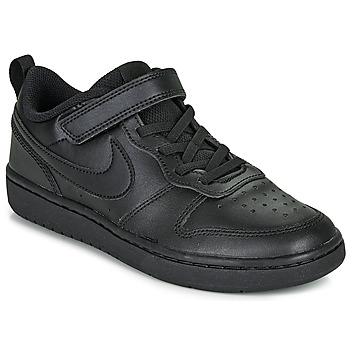 Zapatos Niños Zapatillas bajas Nike COURT BOROUGH LOW 2 TD Negro