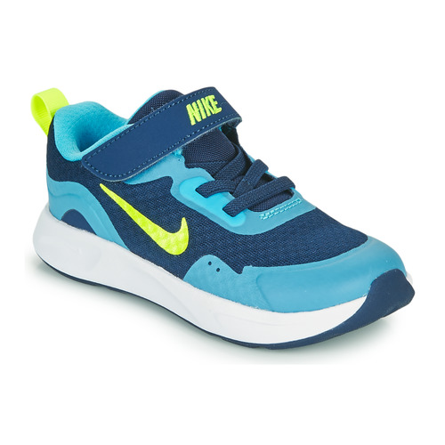 Inmuebles Pantano espada Nike WEARALLDAY TD Azul / Verde - Envío gratis | Spartoo.es ! - Zapatos  Multideporte Nino 21,00 €