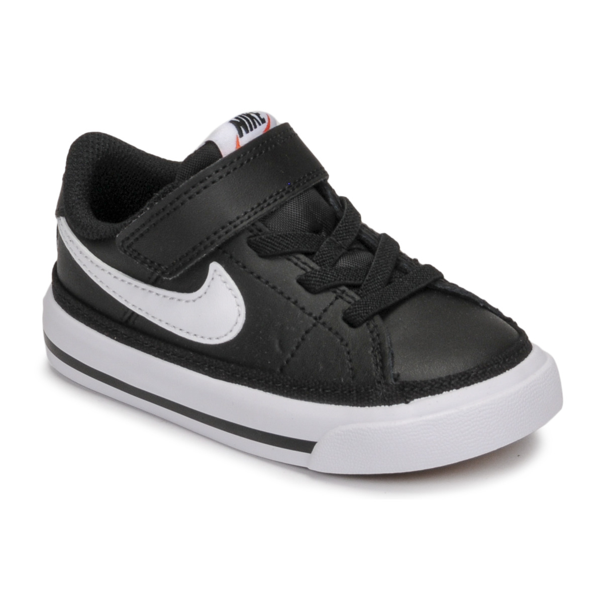 Zapatos Niños Zapatillas bajas Nike NIKE COURT LEGACY Negro / Blanco