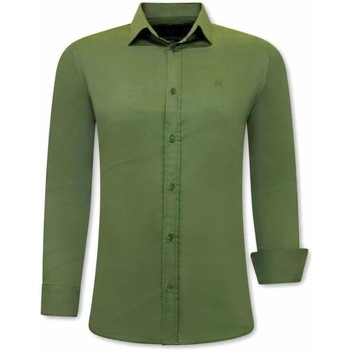 textil Hombre Camisas manga larga Tony Backer Clasica Hombre Verde