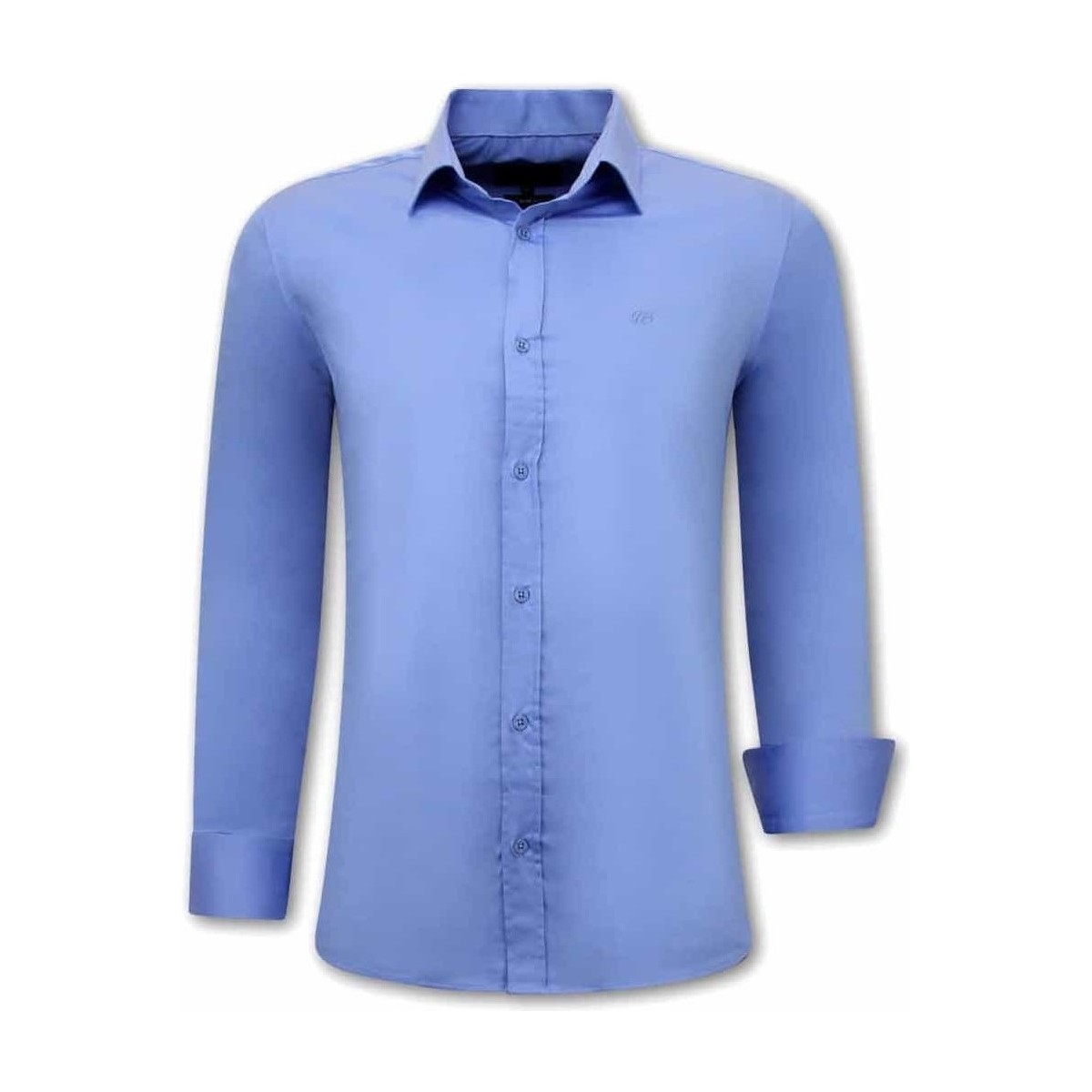 textil Hombre Camisas manga larga Tony Backer Clasica Hombre Azul