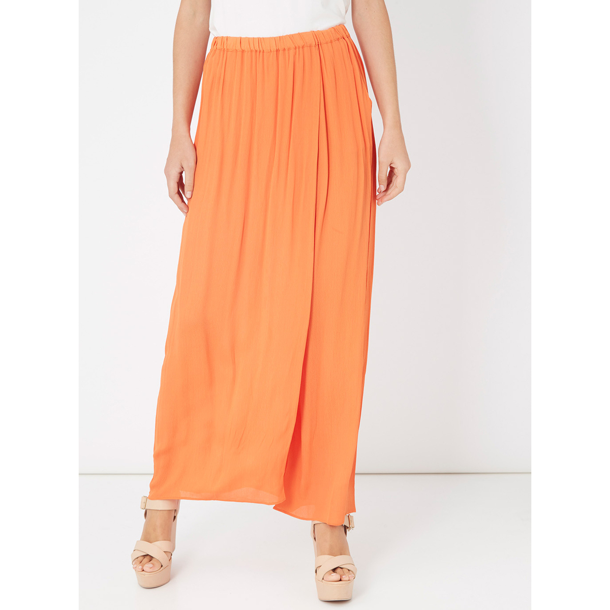 textil Mujer Pantalones fluidos Laga Q50 Naranja