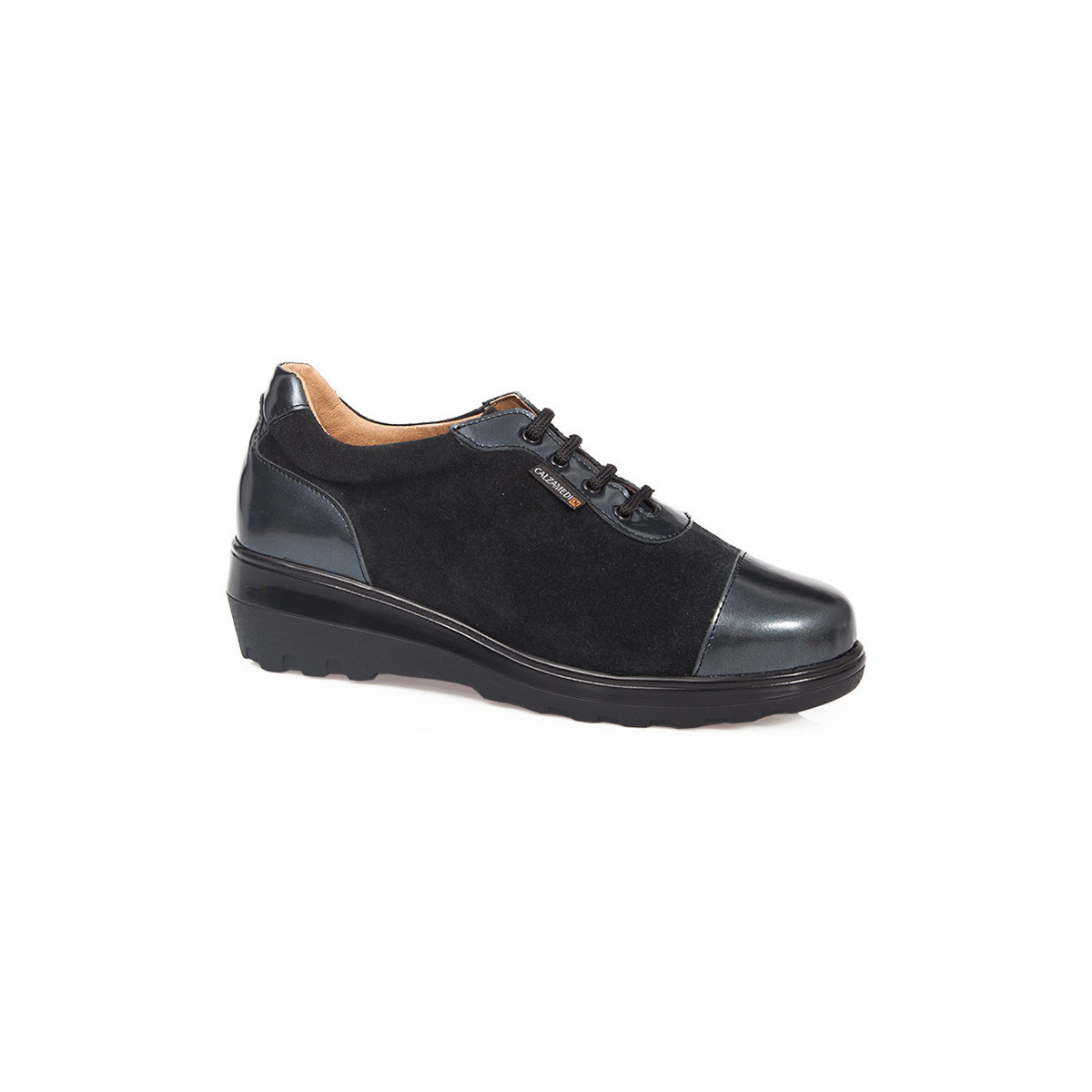 Zapatos Mujer Derbie & Richelieu Calzamedi S  0719 Negro