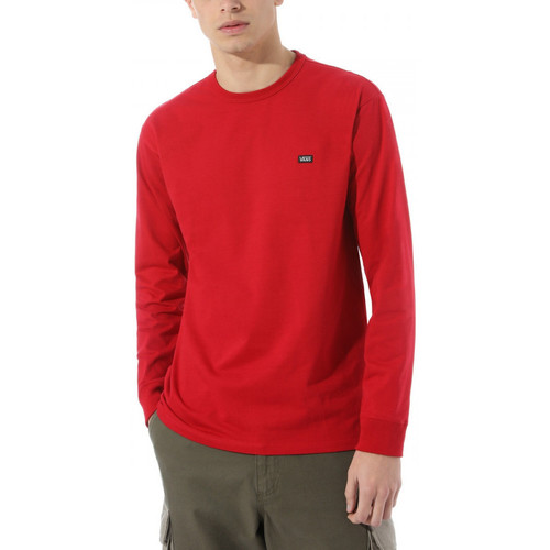 textil Hombre Tops y Camisetas Vans Off the wall clas Rojo