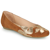 Zapatos Mujer Bailarinas-manoletinas Betty London ERUNE Camel / Oro