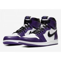 Zapatos Zapatillas altas Nike Air Jordan 1 Court Purple 2.0 Court Purple/White-Black