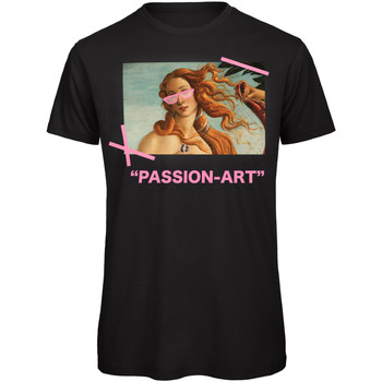 textil Mujer Camisetas manga corta Openspace Passion Art Negro