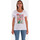 textil Mujer Camisetas manga corta Openspace Frida Flower Blanco