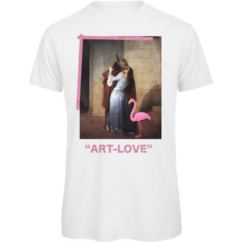 textil Mujer Camisetas manga corta Openspace Art Love Blanco