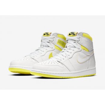 Zapatos Zapatillas altas Nike Air Jordan 1 High First Class Flight White/Yellow