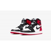 Zapatos Zapatillas altas Nike Air Jordan 1 High Satin Black Toe Black/Black-White-Varsity Red