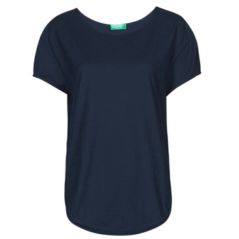 textil Mujer Camisetas manga corta Benetton FOLLIA Azul